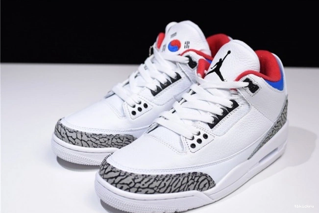 Rep TBK Retro Jordan Korea 3 Seoul Air AV8370-100 0808